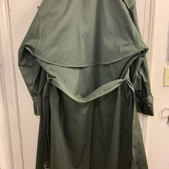 Olive London fog trench coat size sz 44 - Picture 8 of 8